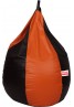 NUDGE Orange & Black Bean Bag 3XL